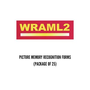 WRAML-2 Picture Memory Recognition Forms (25)