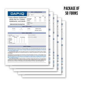 DAP:IQ Administration/Scoring Forms (50)