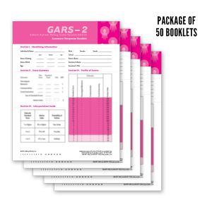 Reorderable Forms for the PREVIOUS Edition: GARS-2 Summary/Response Booklets (50)