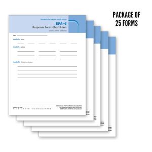 EFA-4 Response Forms - Short Form (25)