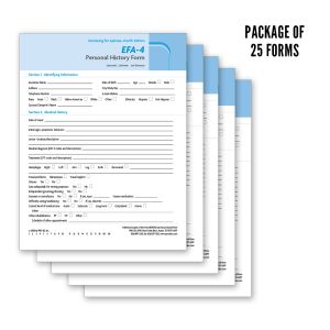 EFA-4 Personal History Forms (25)