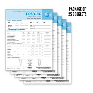 TOLD-I:4 Examiner Record Booklets (25)