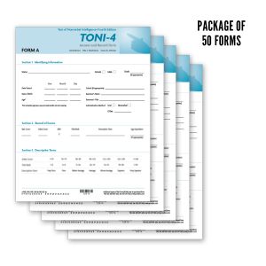 TONI-4 Form A Answer Booklet and Record Forms (50)