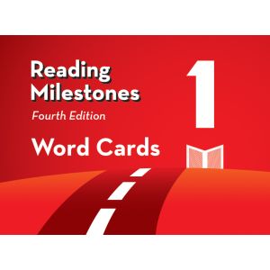 Reading Milestones–Fourth Edition, Level 1 (Red) Word Cards