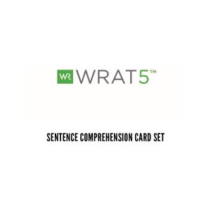 WRAT5 Sentence Comprehension Card Set