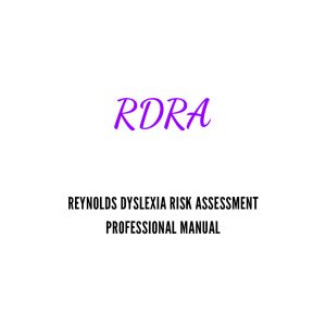 RDRA Professional Manual