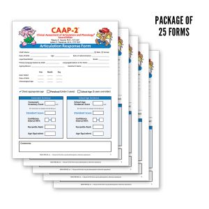 CAAP-2: Articulation Response Forms (25)