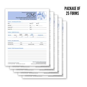 SENS Examiner Record Forms – First Grade (25)