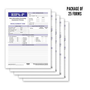 RIPA-P Profile/Summary Forms (25)