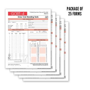 Reorderable Forms for the PREVIOUS Edition: GORT-4 Profile/Examiner Record Forms A (25)